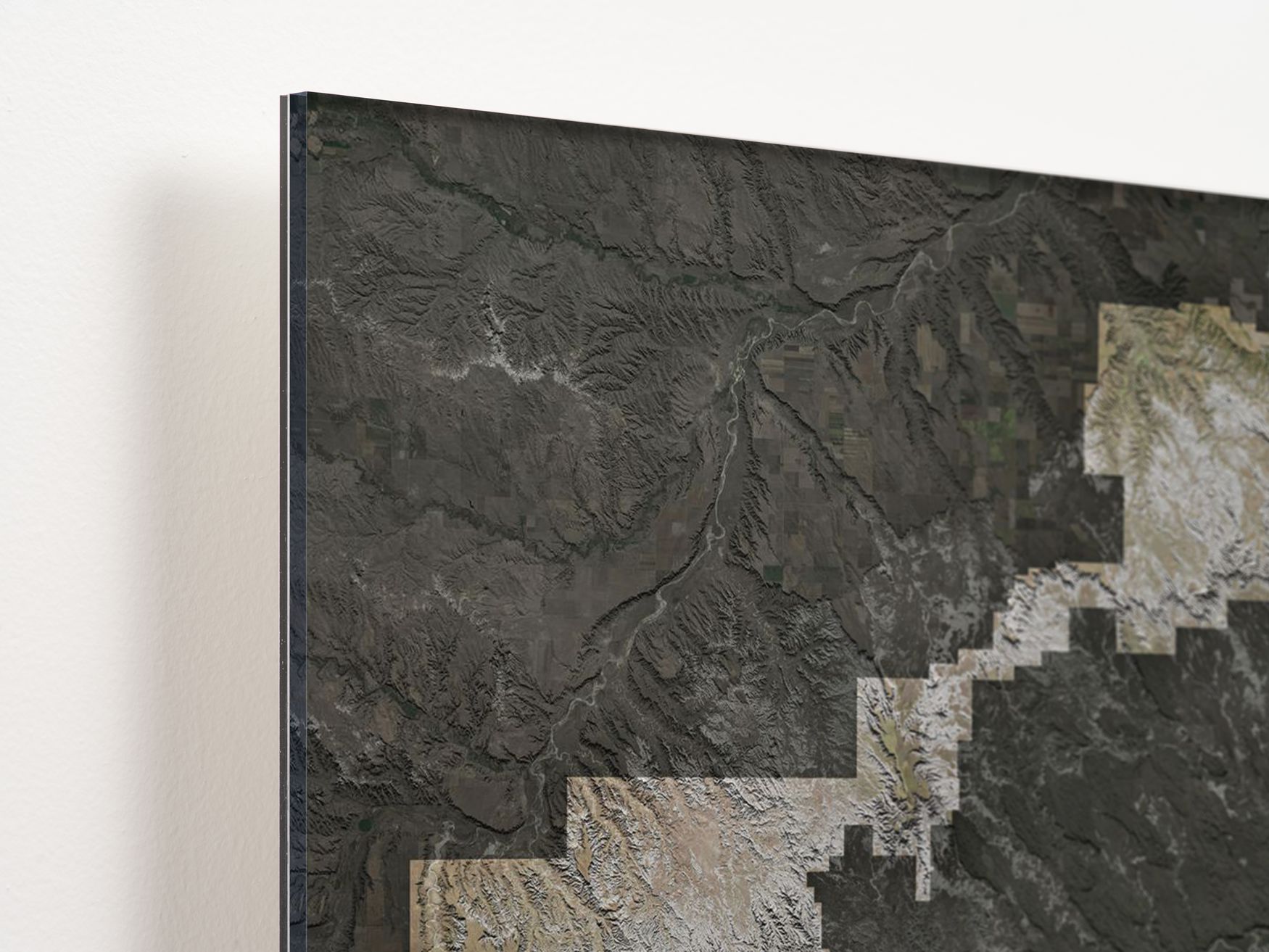 Badlands National Park Map Art