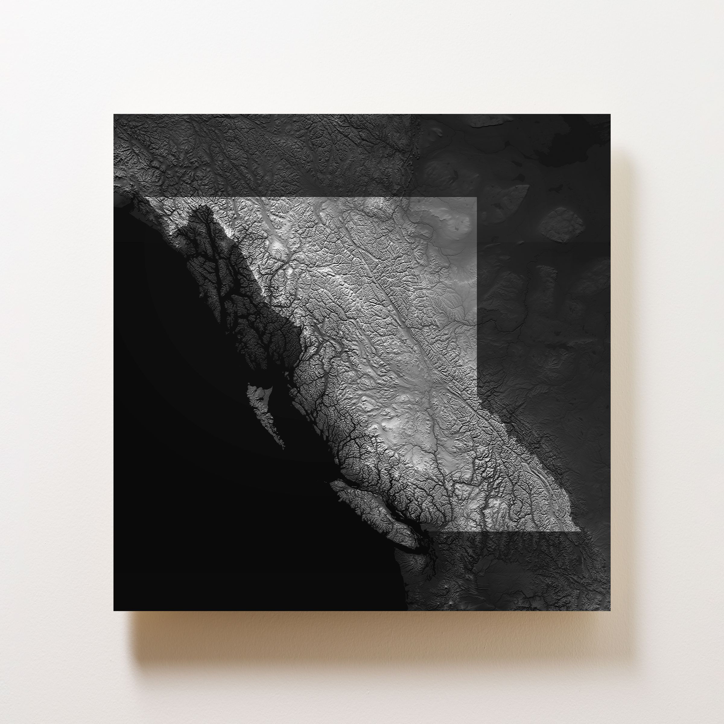 British Columbia Map Art