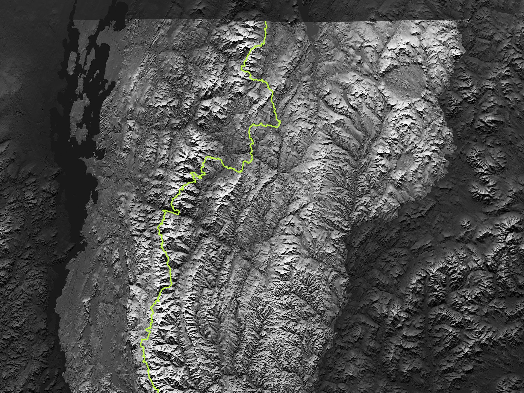 Catamount Trail Detail Map