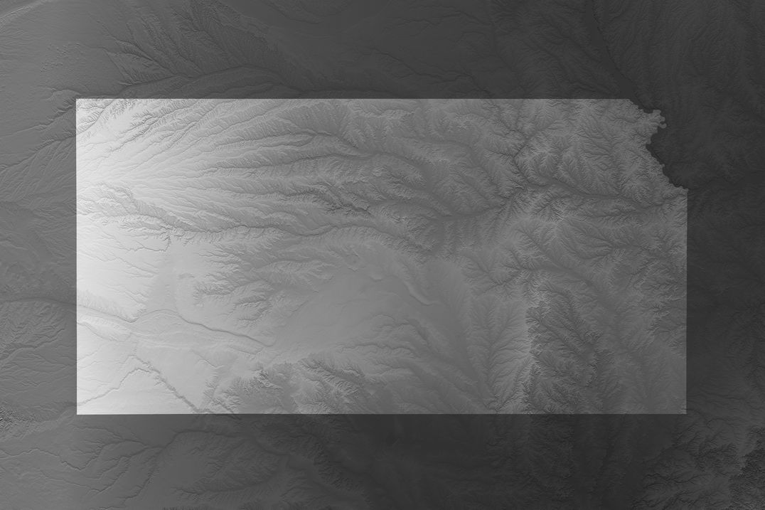 Simplified Map of Nebraska