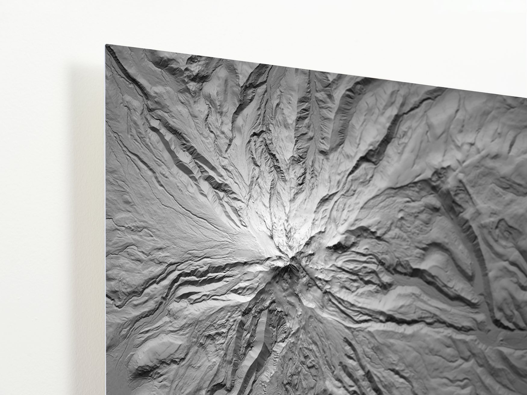 Mount Hood Aluminum Map