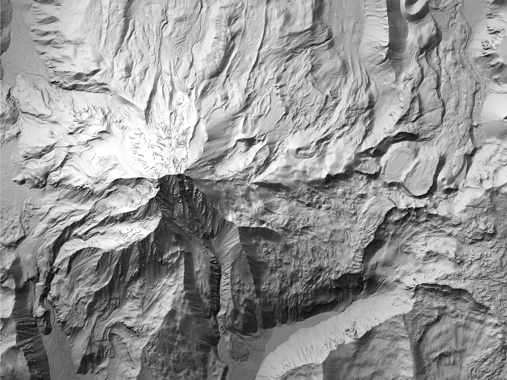 Mount Jefferson Detail Map