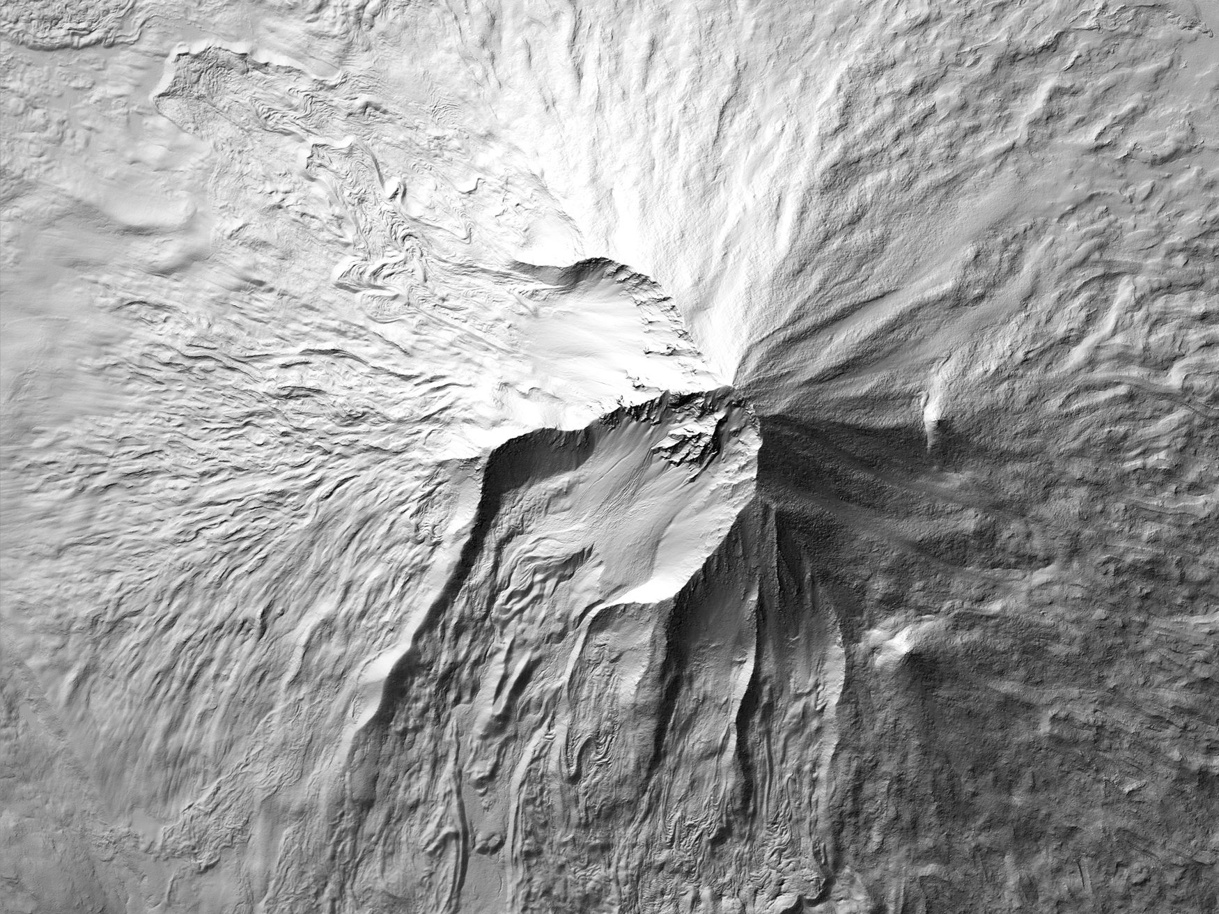 Mount McLoughlin Detail Map