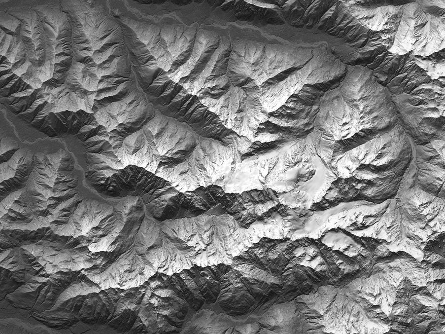 Mount Olympus Map Art