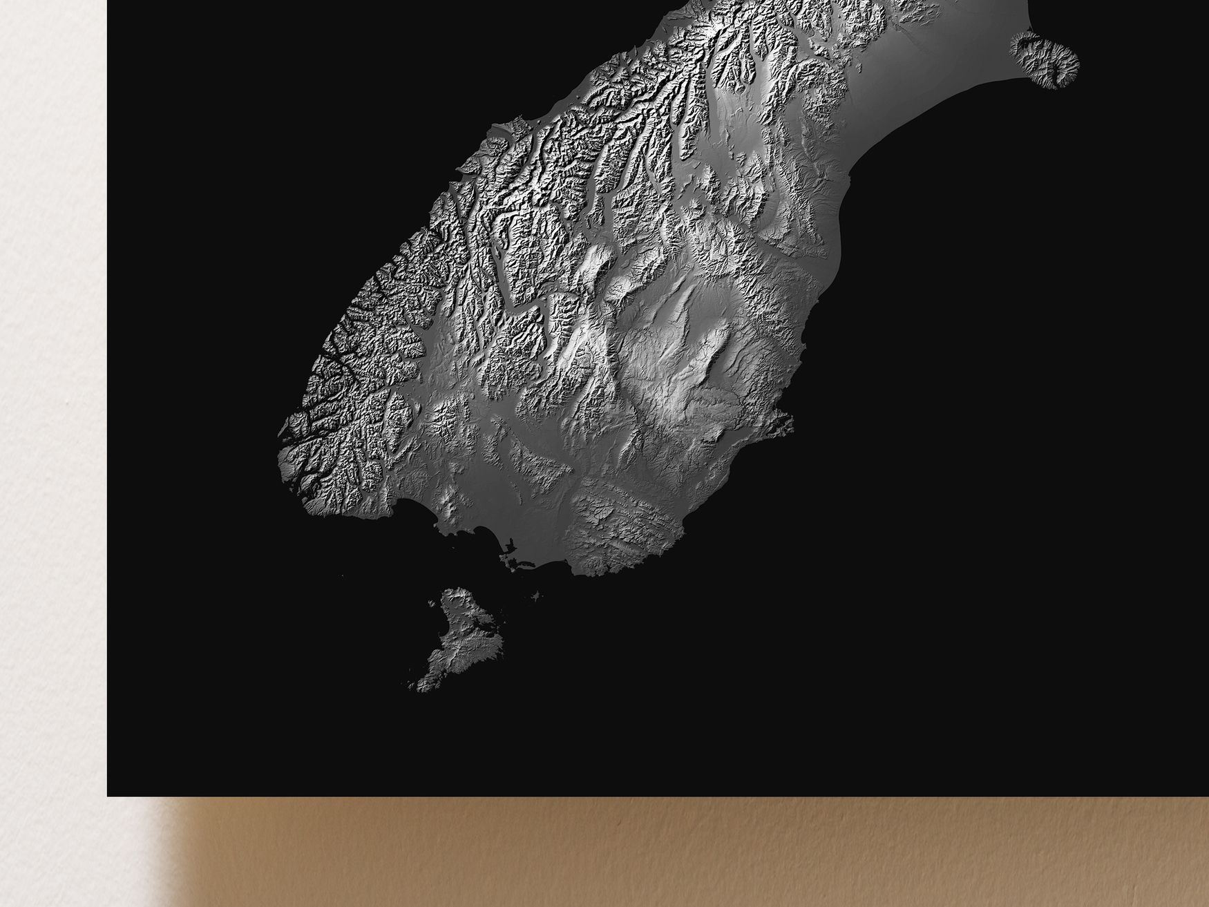 New Zealand Corner Map