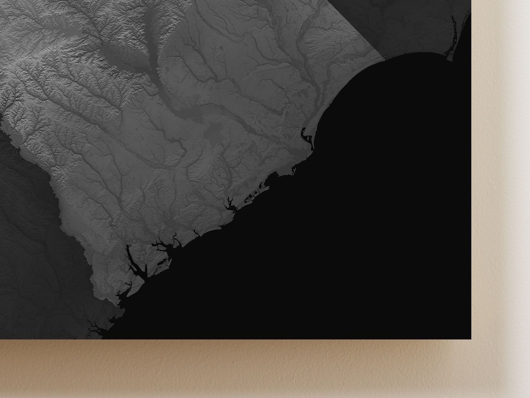 South Carolina Corner Map