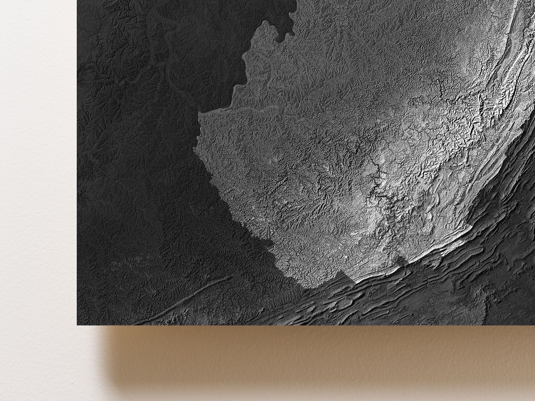 West Virginia Corner Map