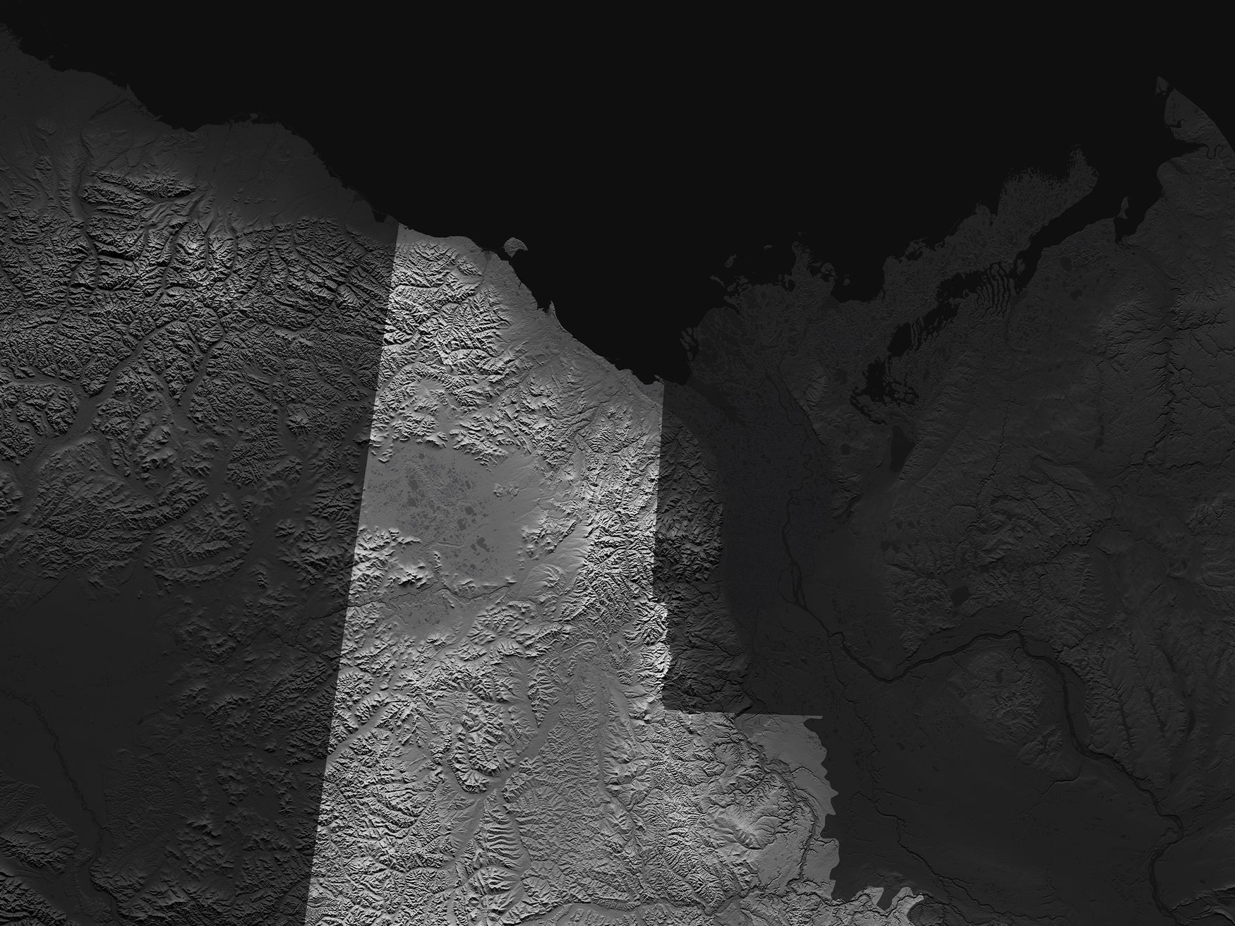 Yukon Territory Detail Map